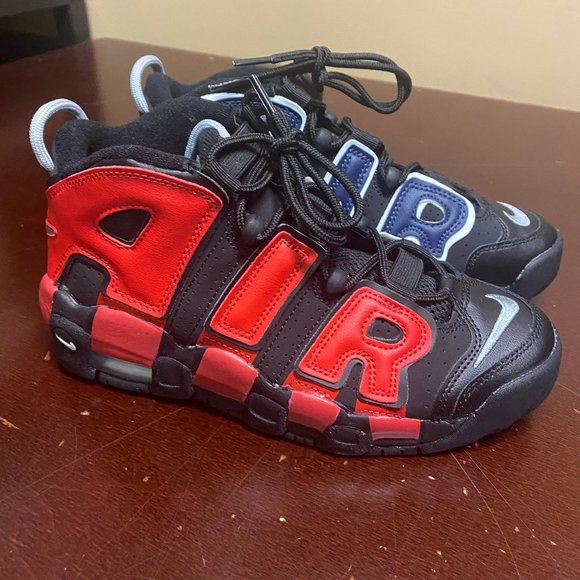 Nike Boys Multicolor Air More Uptempo DM0017 001 Lace Up Sneaker Shoes Size 5.5
